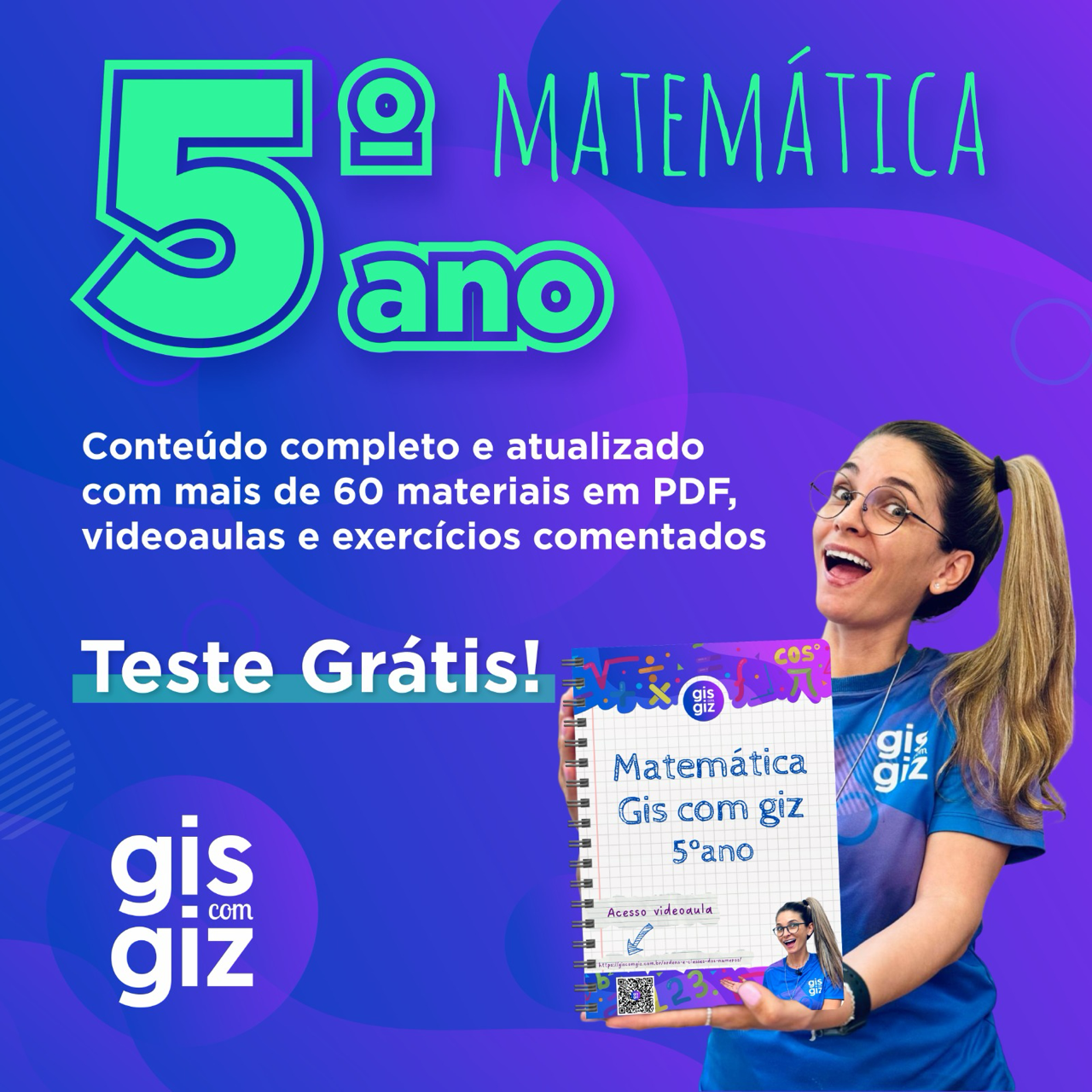 Matemática de Apoio 5 ano Gis com Giz